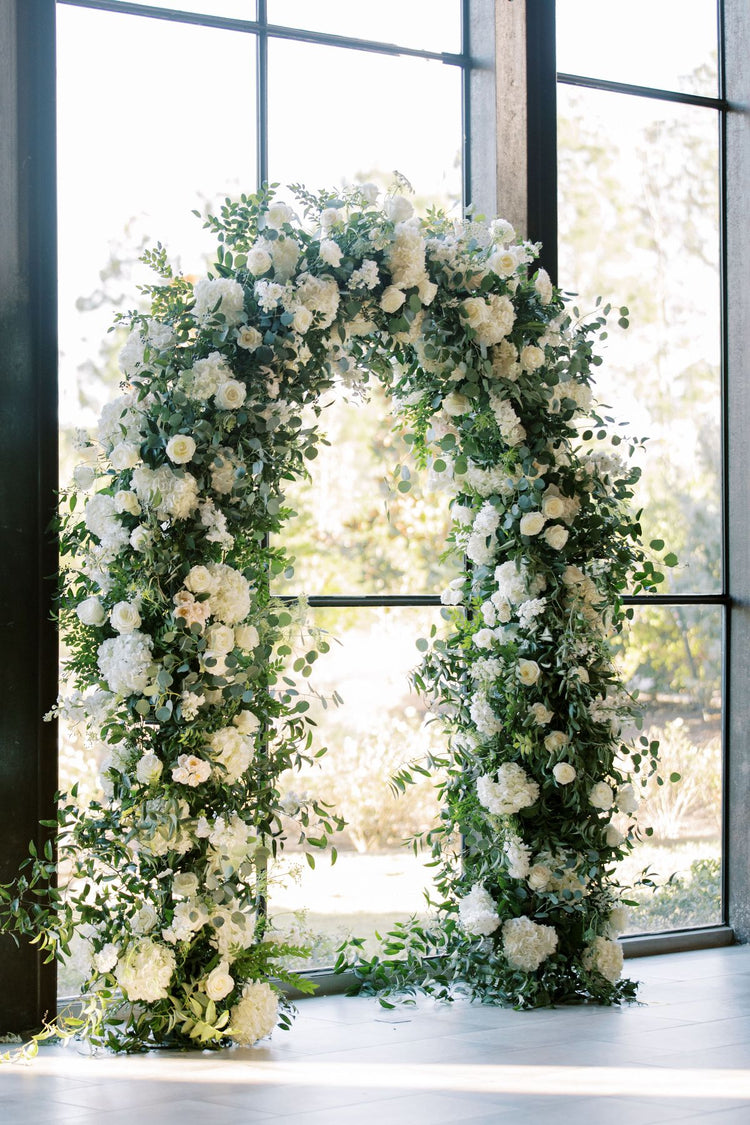 Wedding Flower Arches & Pillars in Calgary | Stunning Floral Backdrops for Your Big Day