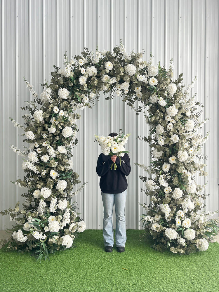 Wedding Flower Arch Rentals in Red Deer | Stunning Floral Backdrops for Your Ceremony