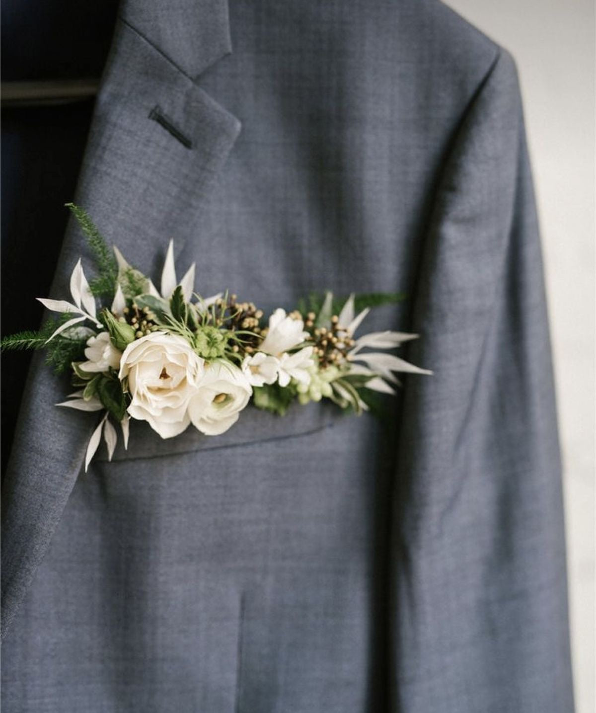 The Pocket Square Boutonnière