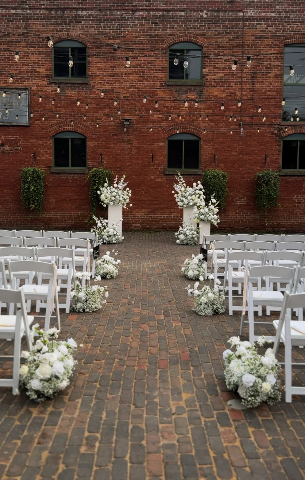 The Glacier Grande Pedestal Florals {Set of 6}
