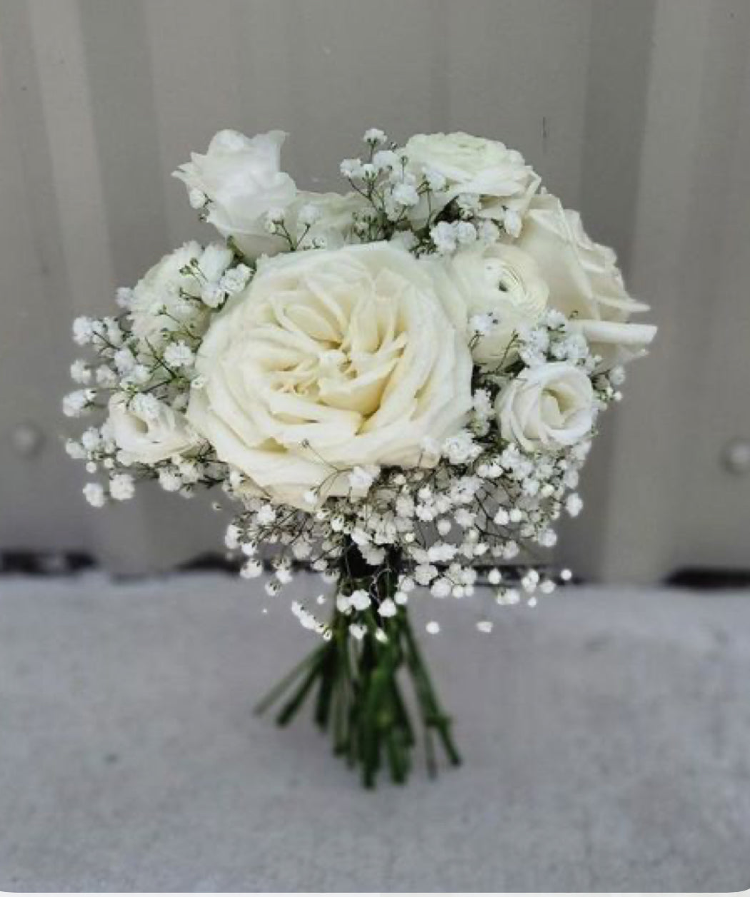 The Glacier Rose Bridesmaid Bouquet