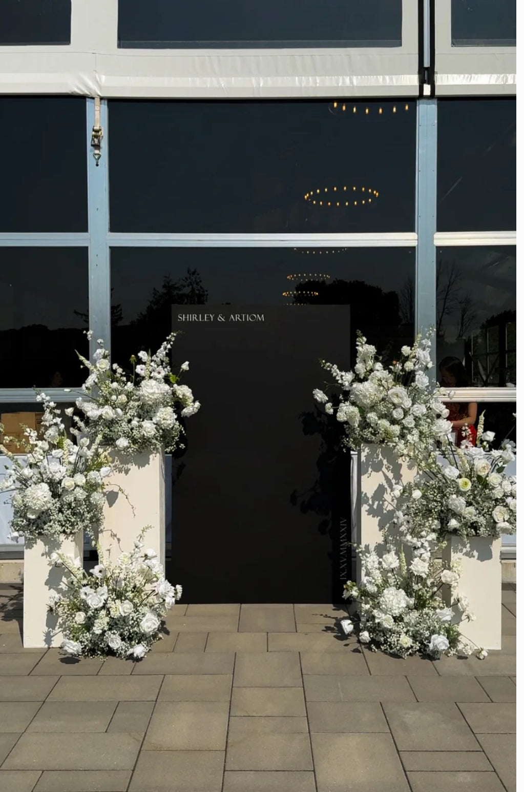 The Glacier Grande Pedestal Florals {Set of 6}