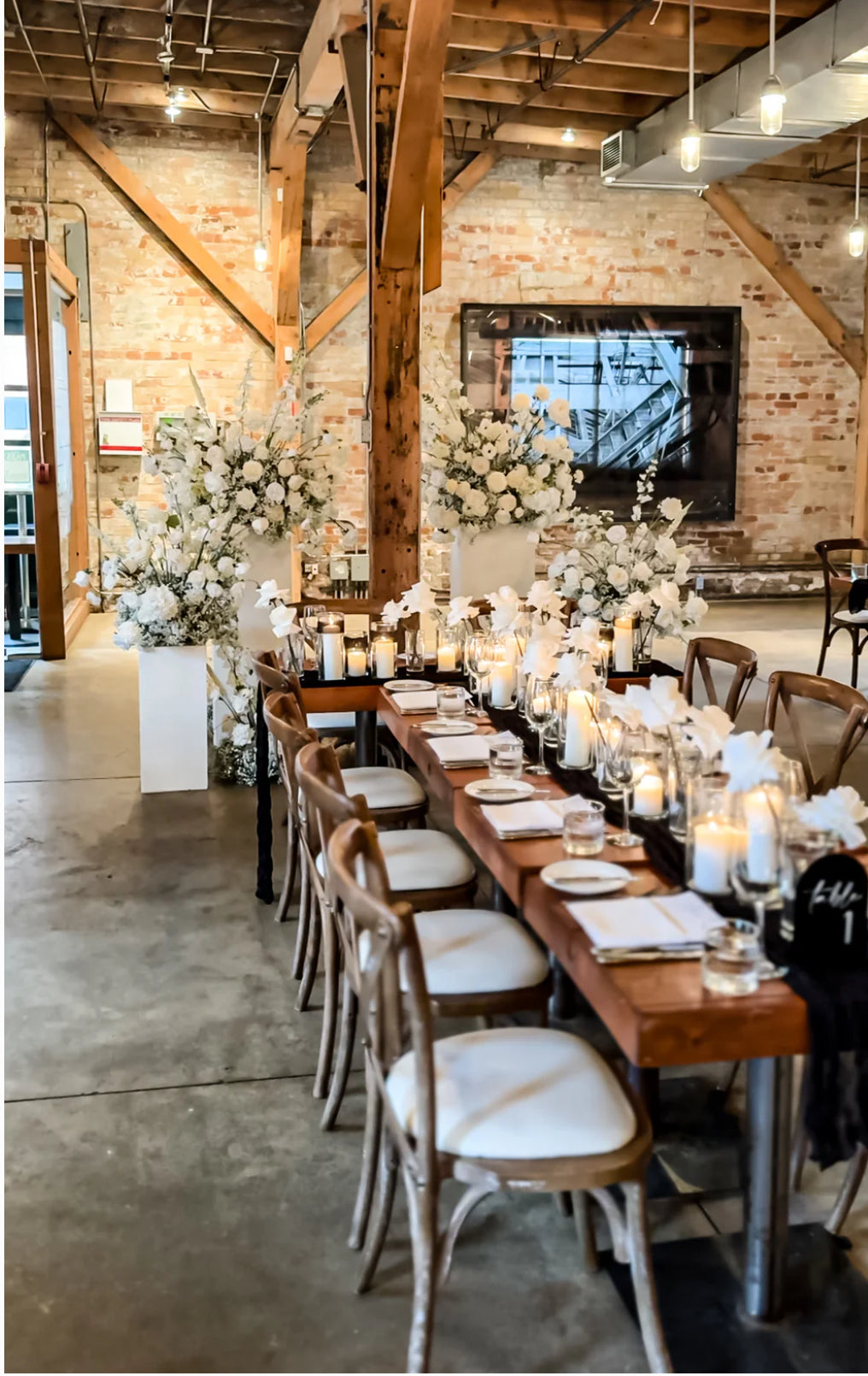 The Glacier Grande Pedestal Florals {Set of 6}