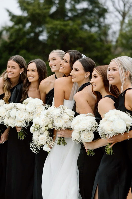 The Glacier Rose Bridesmaid Bouquet