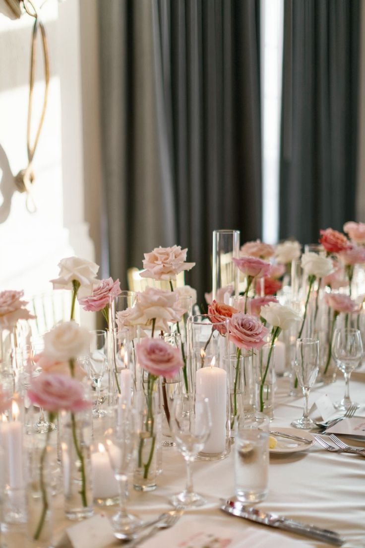 The Coastal Blush Bud Vases {Set of 12}