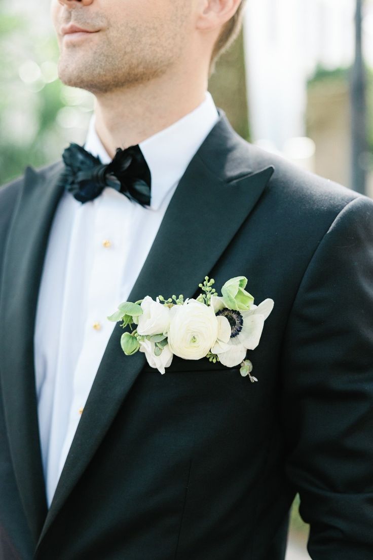 The Pocket Square Boutonnière