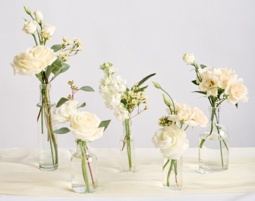 The Bridal Falls Bud Vases (Set of 12}