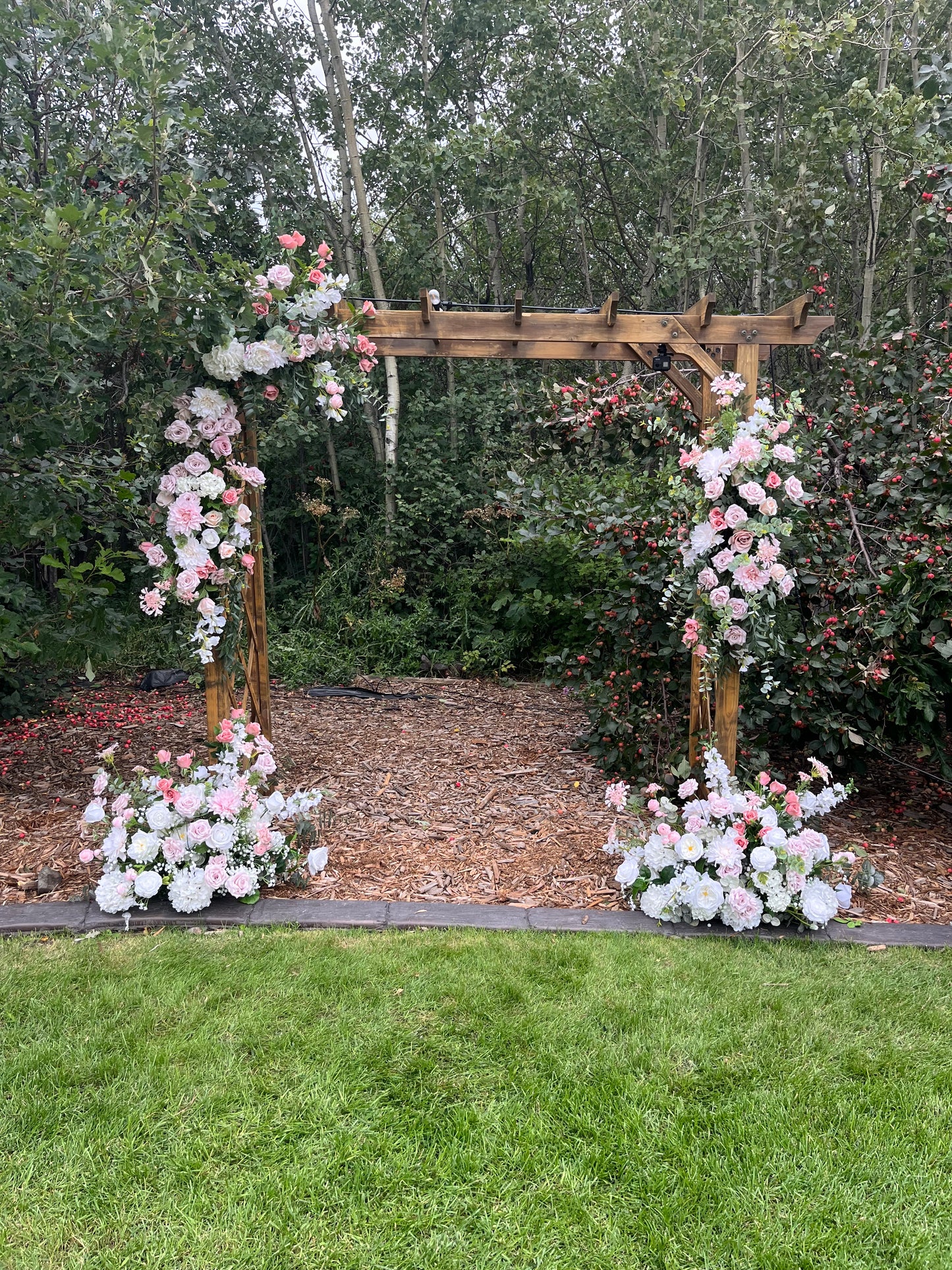 The Coastal Blush Arch Swags