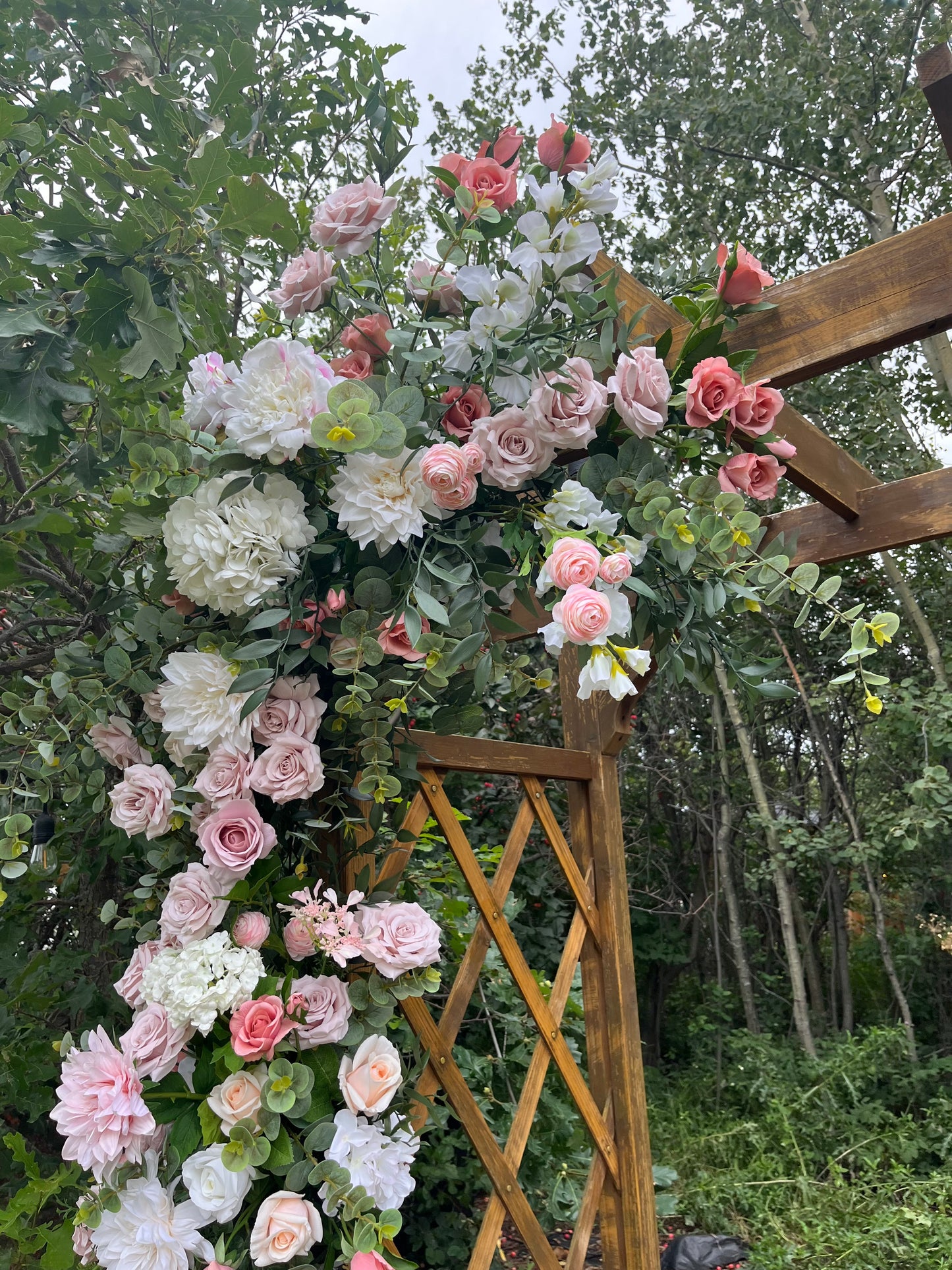 The Coastal Blush Arch Swags