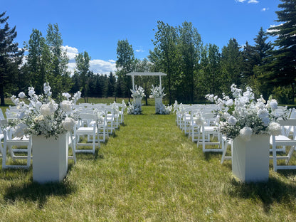 The Glacier Grande Pedestal Florals {Set of 6}