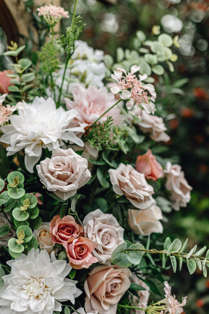 The Coastal Blush Arch Swags