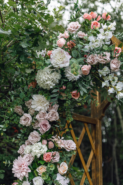 The Coastal Blush Arch Swags