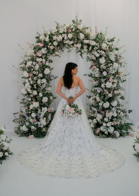 The Coastal Blush Arch