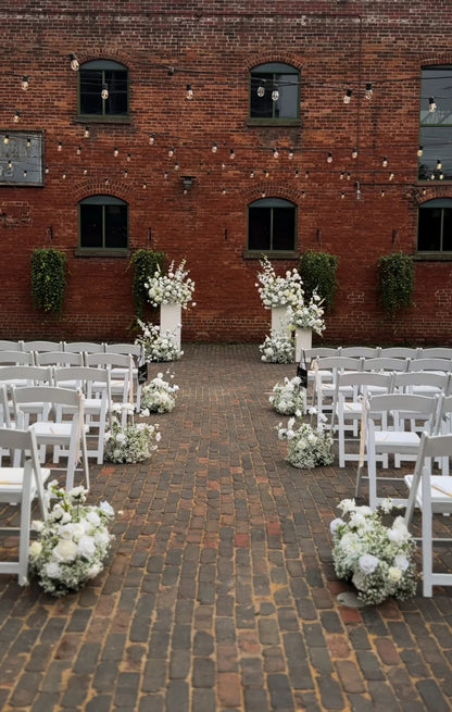 The Glacier Grande Pedestal Florals {Set of 6}