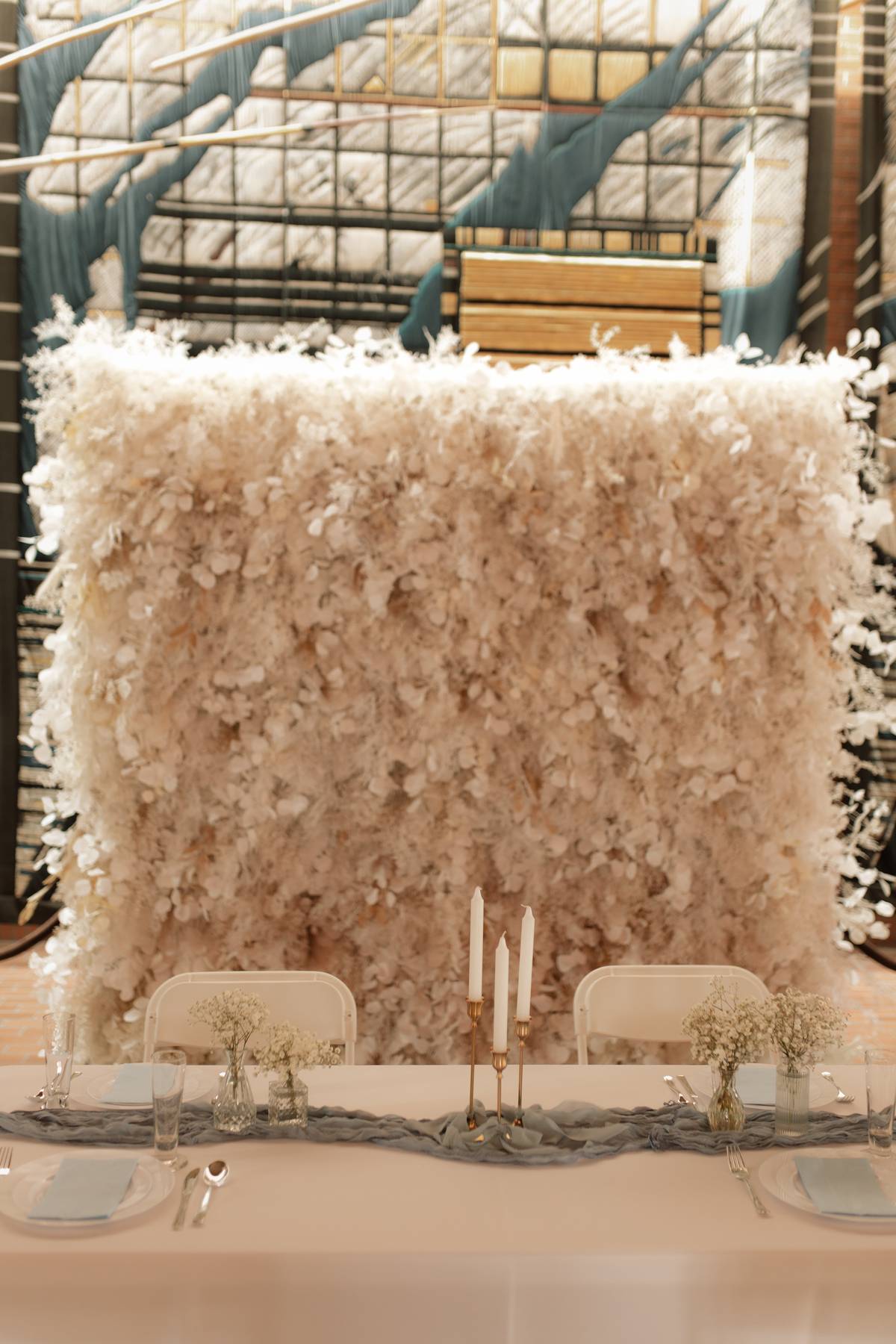 The Prairie Breeze Flower Wall