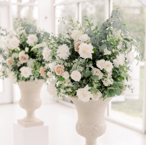 The Coastal Blush Urns {Set of 2}